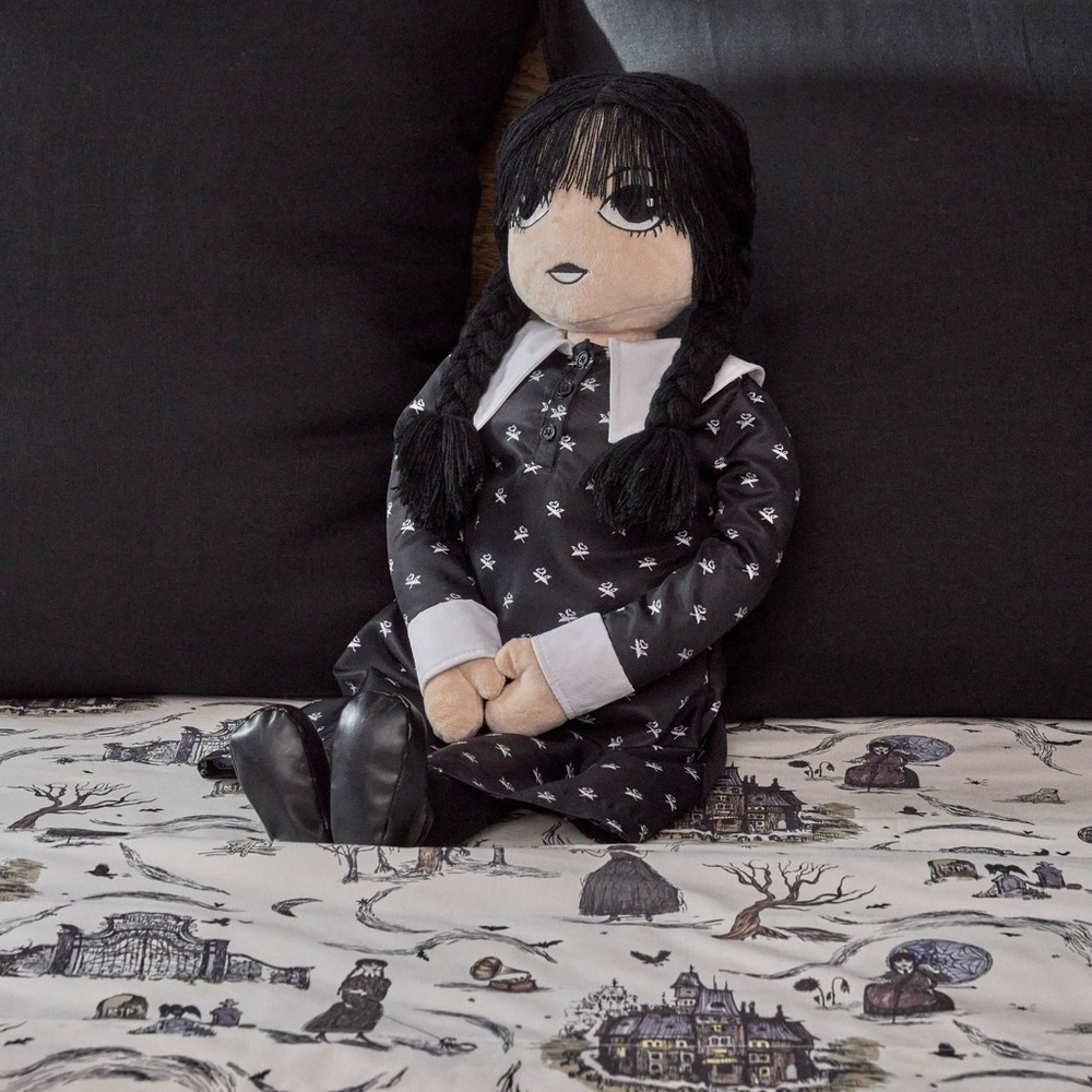 Pottery Barn Wednesday Shaped Doll BN